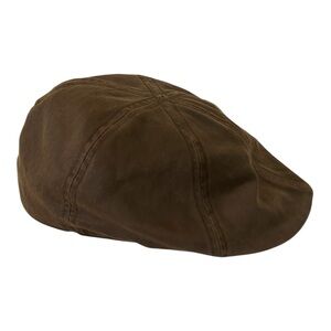 Brown Men's Flat Cap - Classic Newsboy Style XL